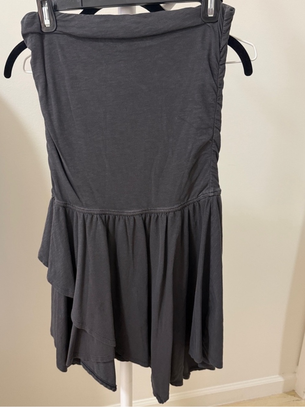 aerie Womens' Dark Gray Layered Jersey Dress